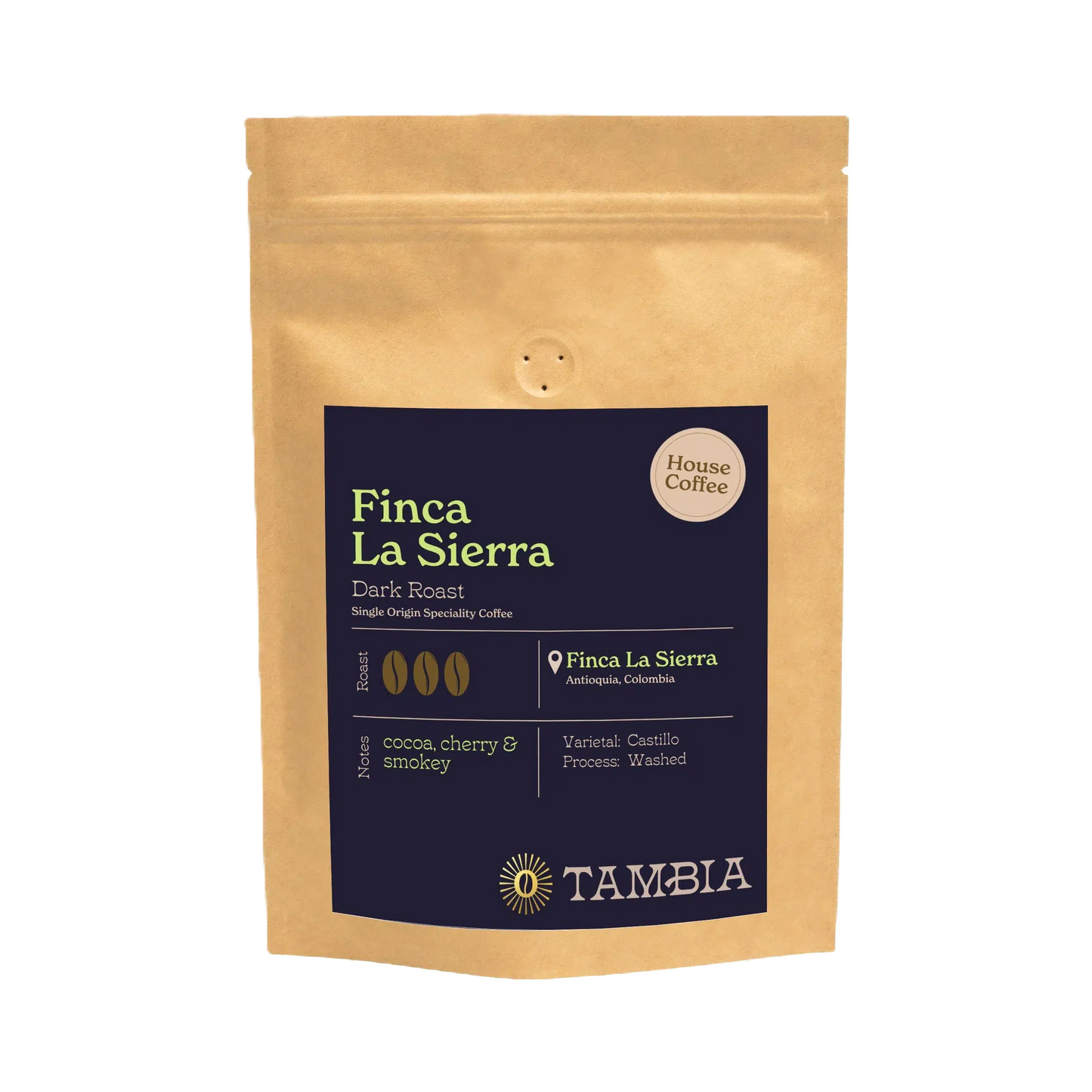 Finca La Sierra - Dark - Castillo Washed - TAMBIA COFFEE - Coffee Hit