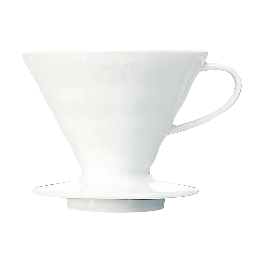 Hario V60 Ceramic Dripper in White for Perfect Home Coffee Brewing