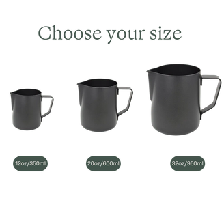 Rhino Stealth Black Milk Pitcher